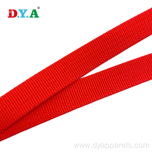 Polypropylene 20mm 25mm 30mm Red PP Woven Webbing